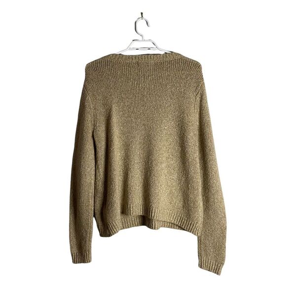 Jana Women’s Oatmeal Round Neck Knit Sweater - Picture 6 of 6